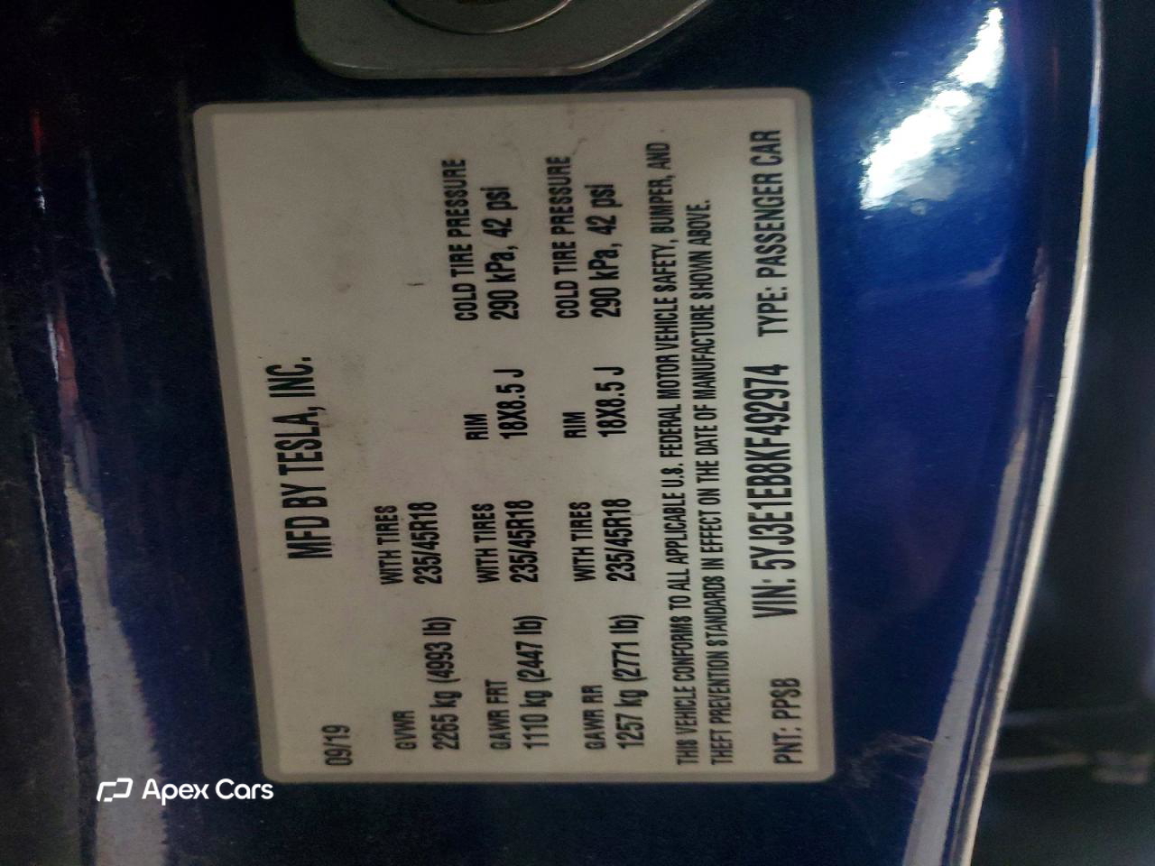 Tesla Model 3 2019