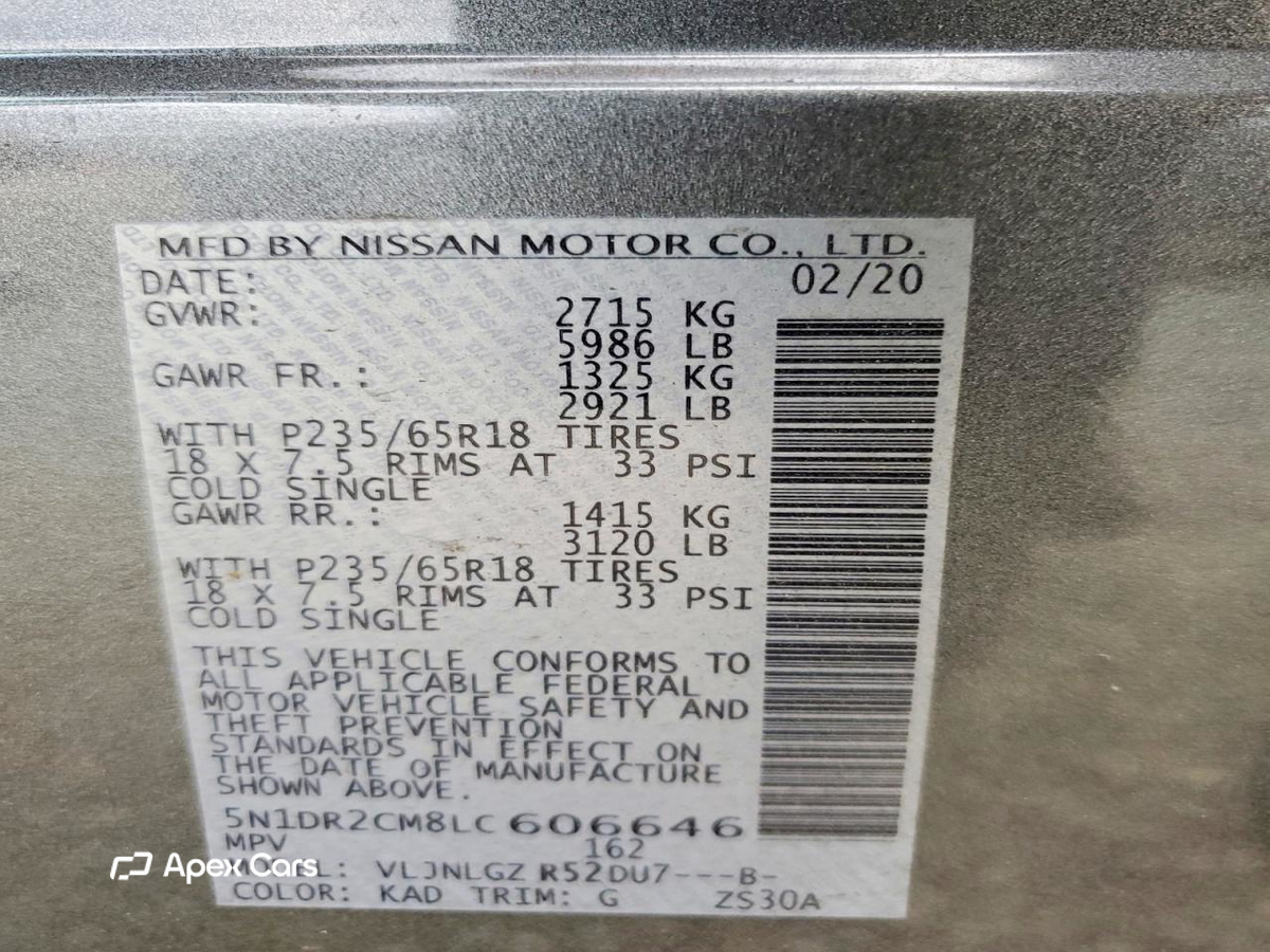 Nissan Pathfinder 2020