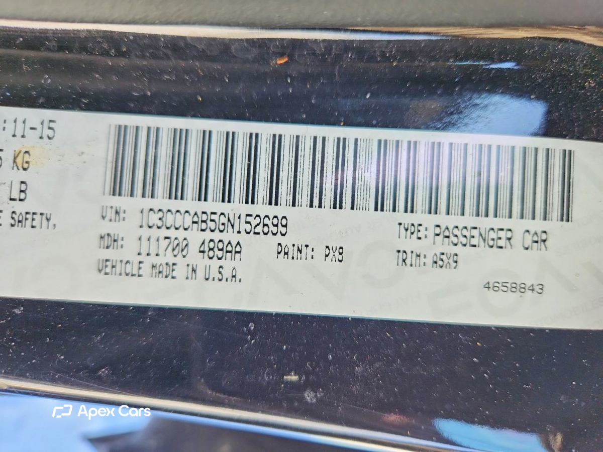 Chrysler 200 2016