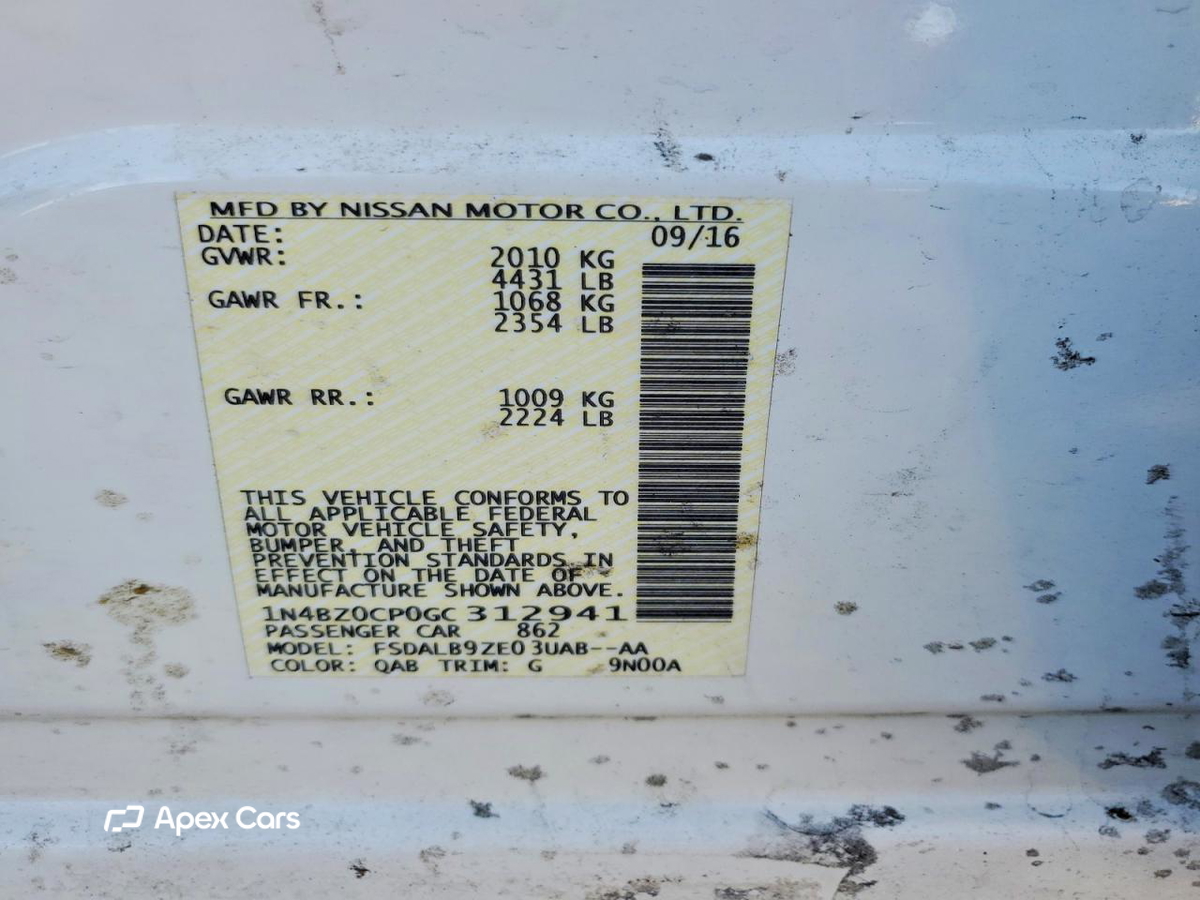 Nissan Leaf 2016