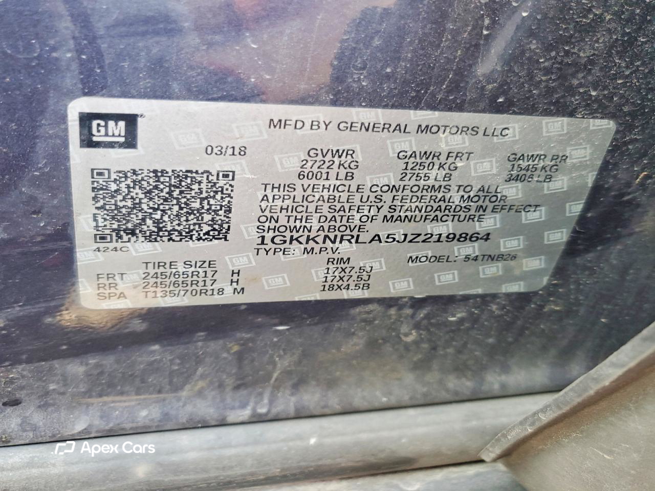 GMC Acadia 2018