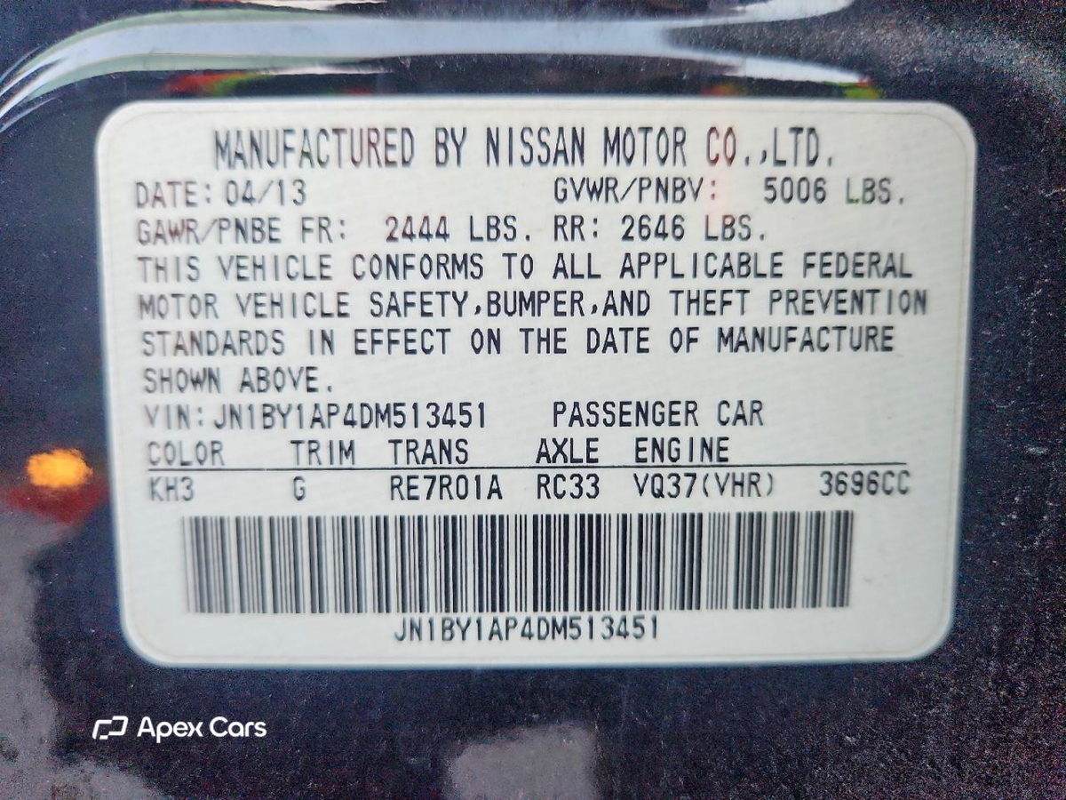 Infiniti M 2013
