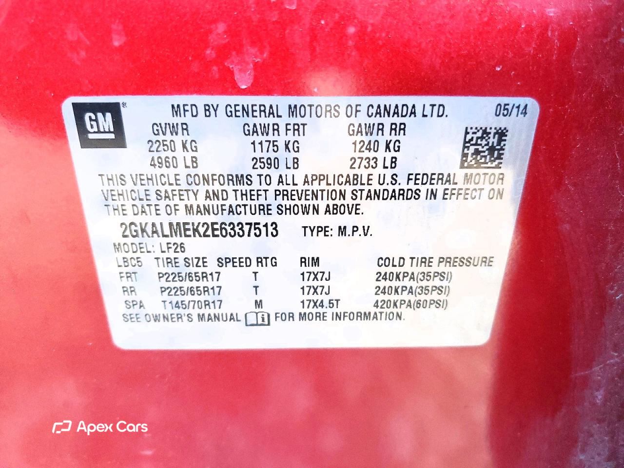 GMC Terrain 2014
