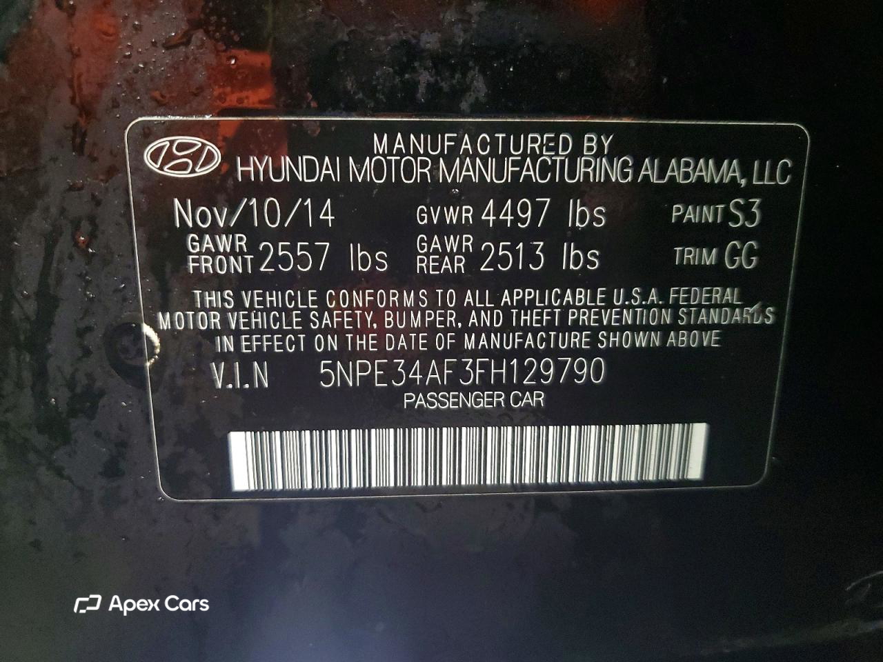 Hyundai Sonata 2015