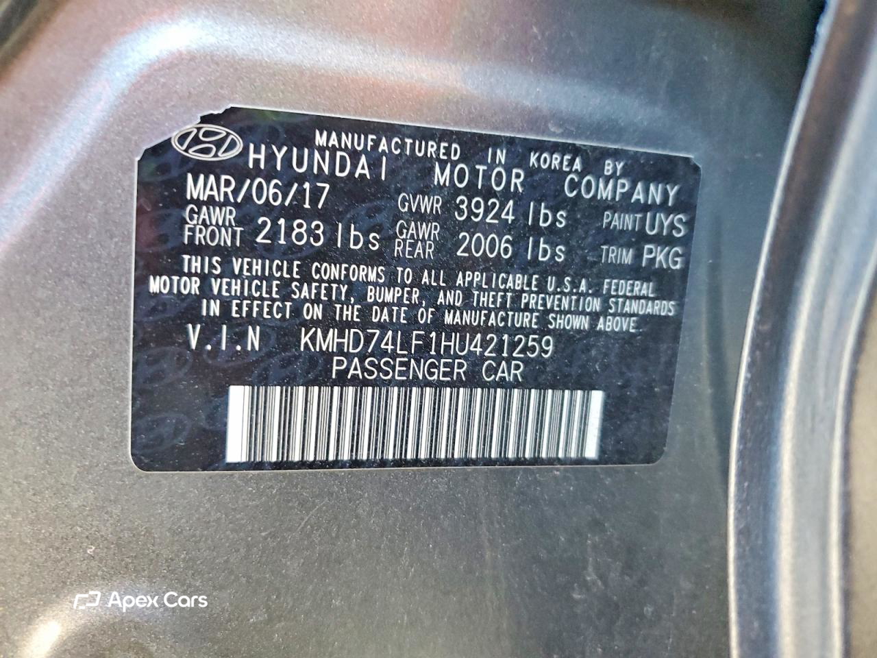 Hyundai Elantra 2017