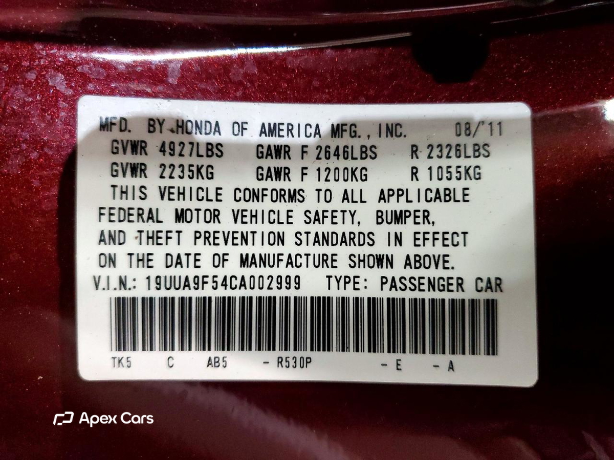 Acura TL 2012