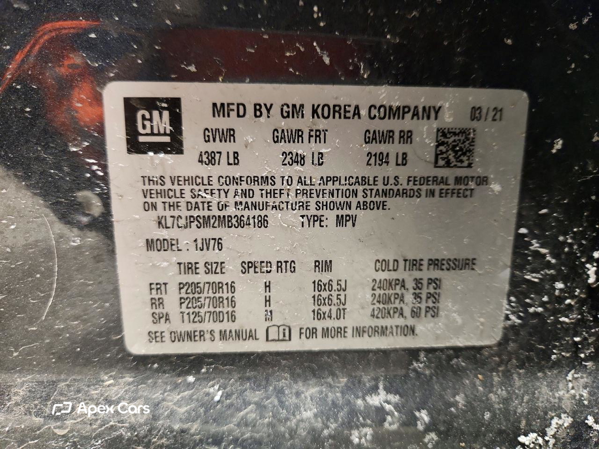 Chevrolet Trax 2021