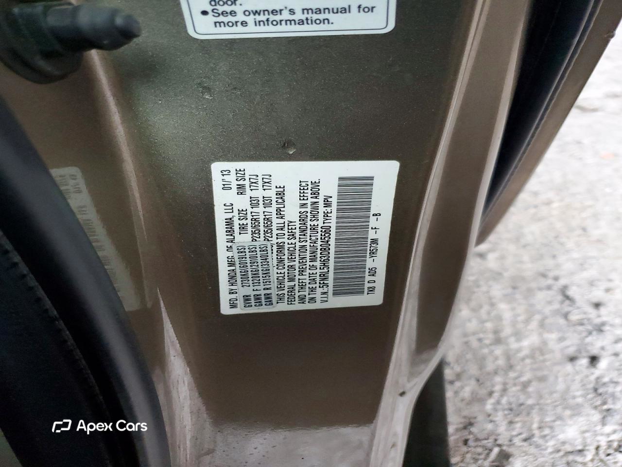 Honda Odyssey 2013