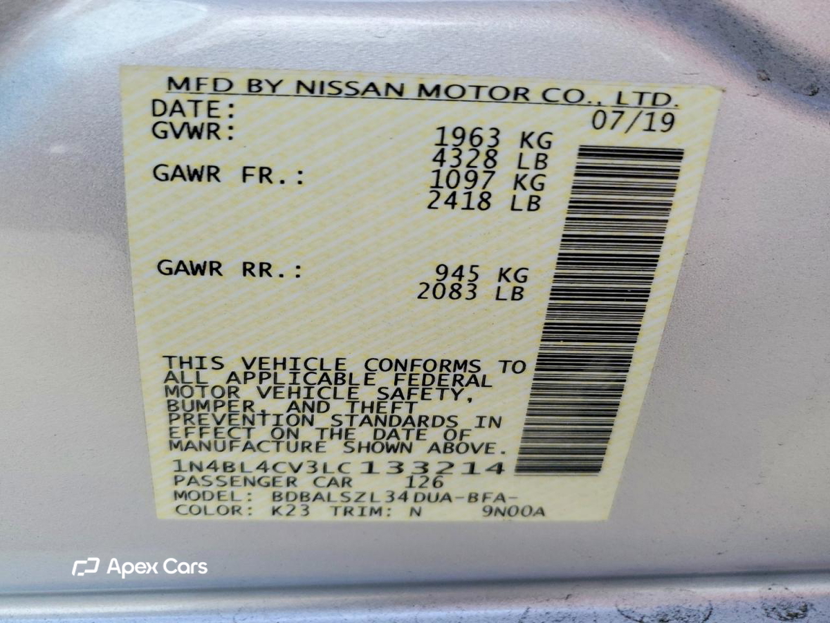 Nissan Altima 2020