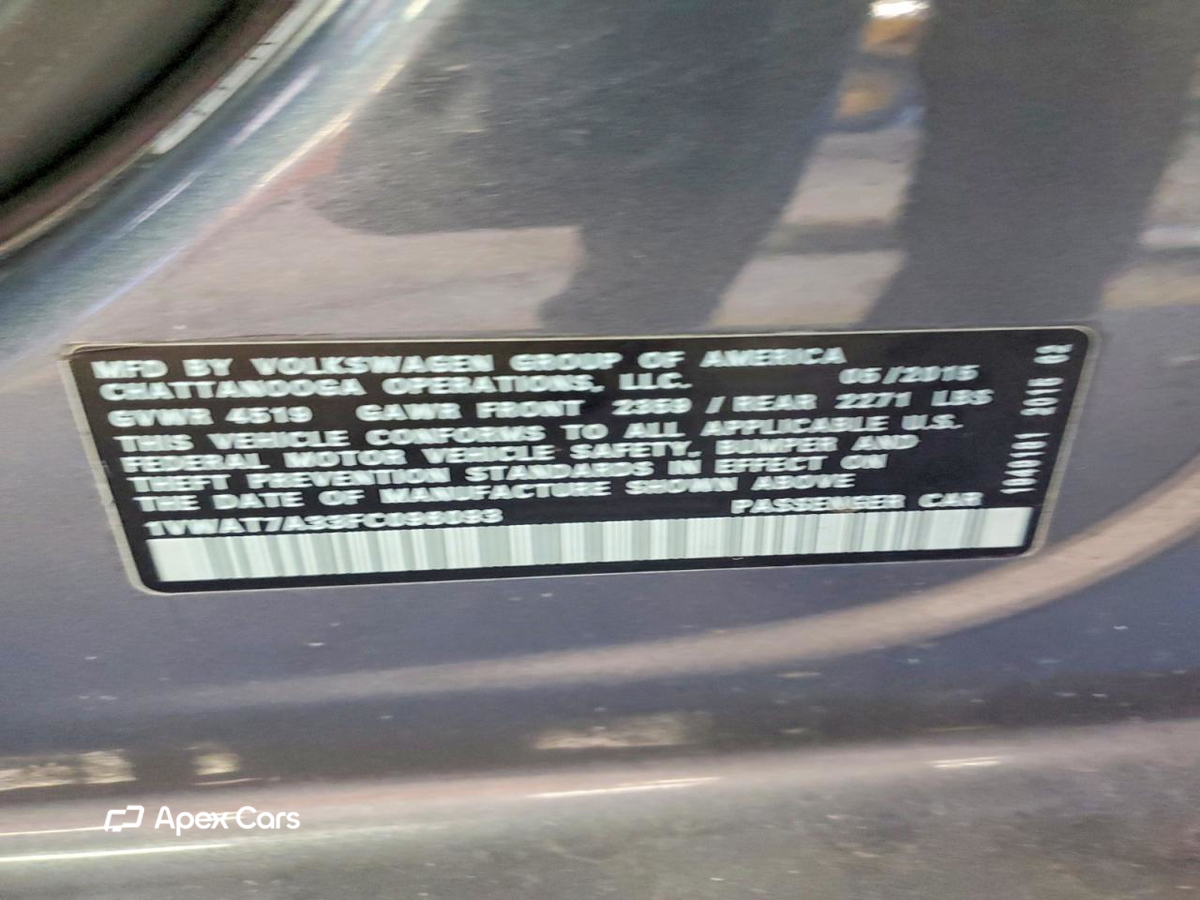 Volkswagen Passat 2015