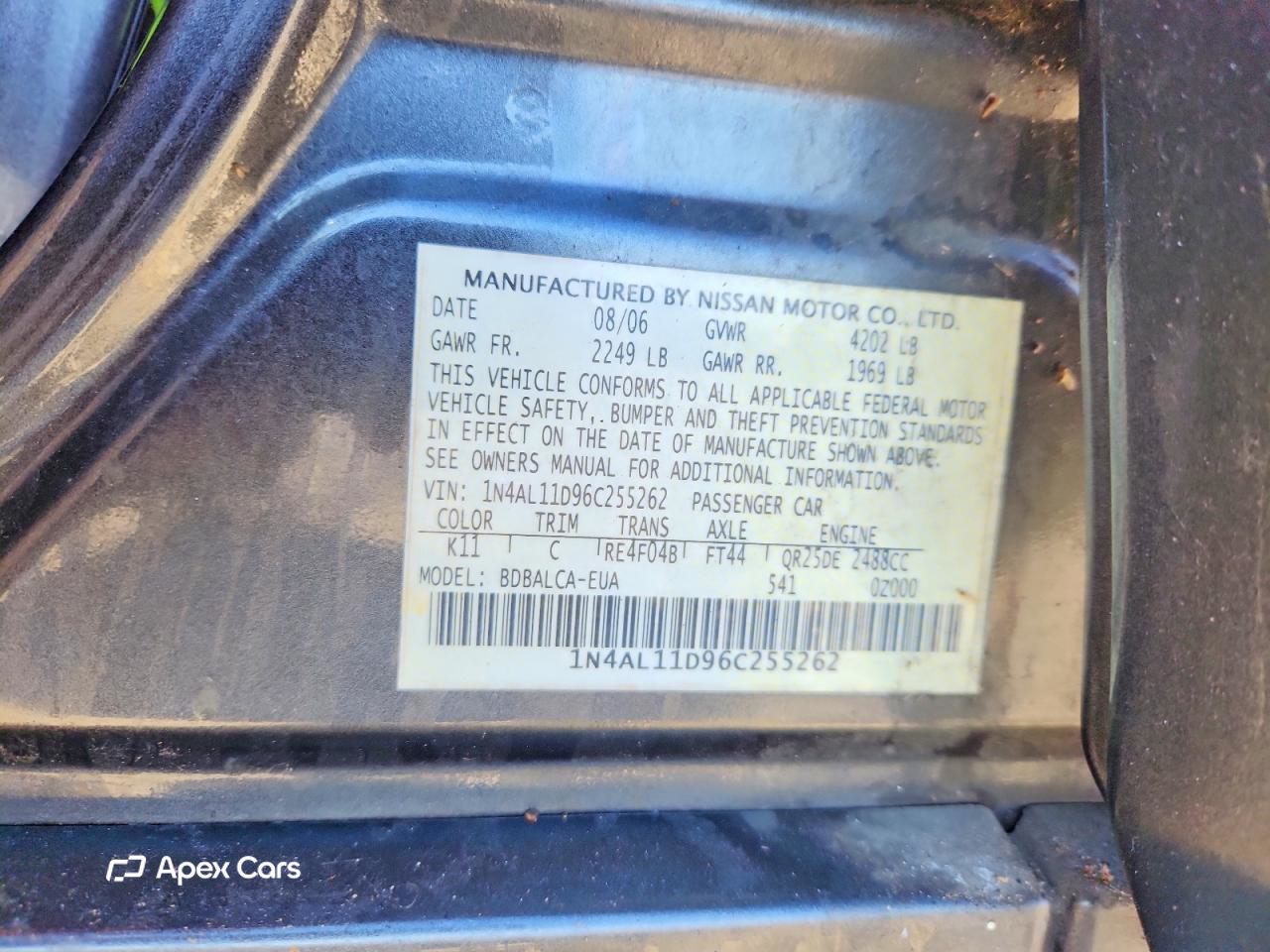 Nissan Altima 2006
