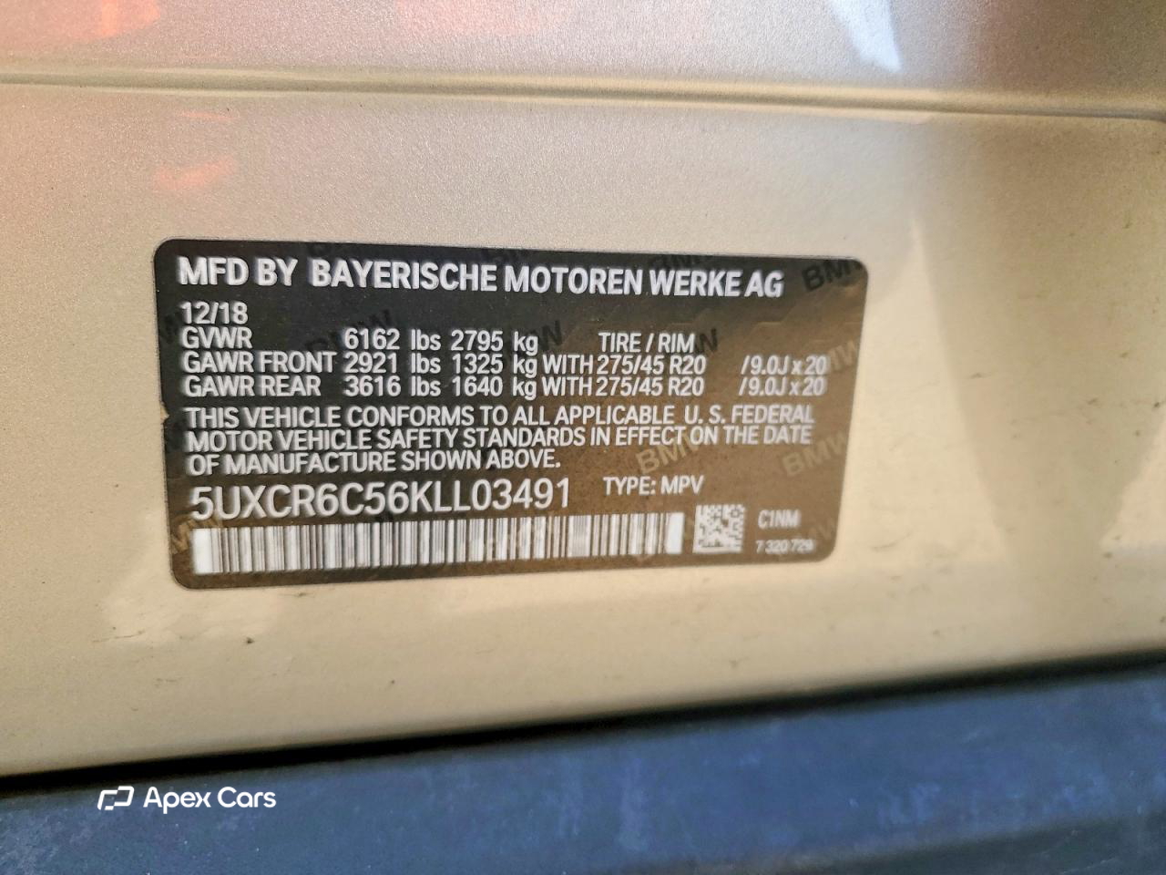 BMW X5 2019
