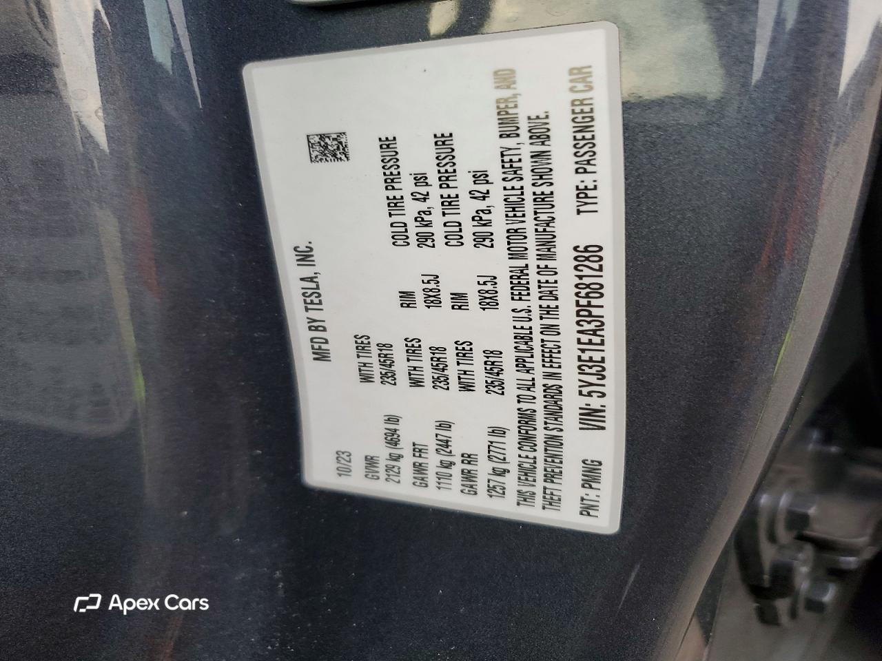 Tesla Model 3 2023