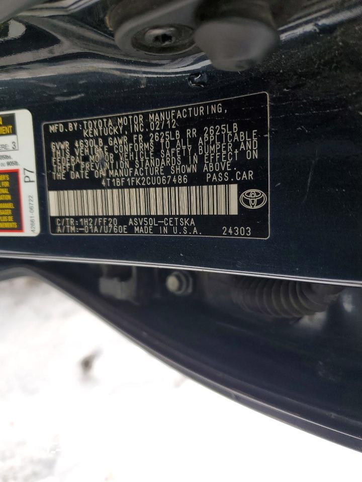 Toyota Camry 2012