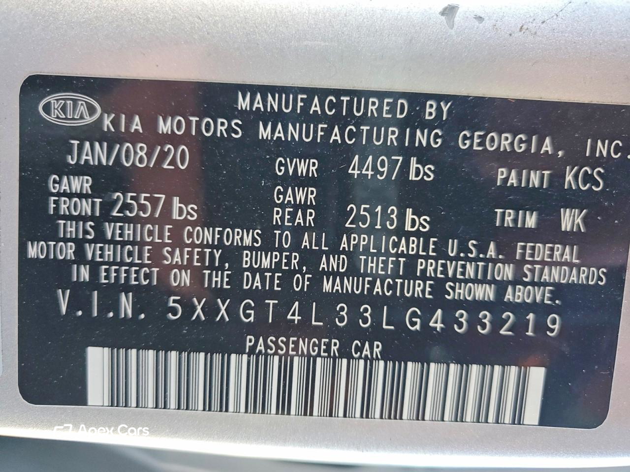 Kia Optima 2020