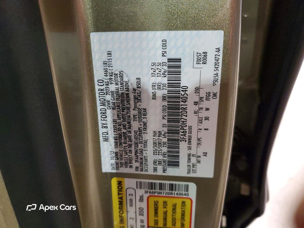 Ford Fusion 2013
