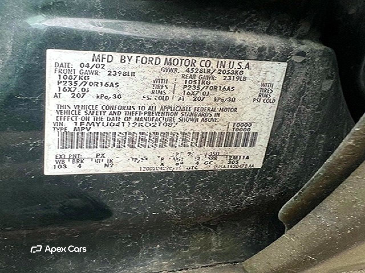 Ford Escape 2002