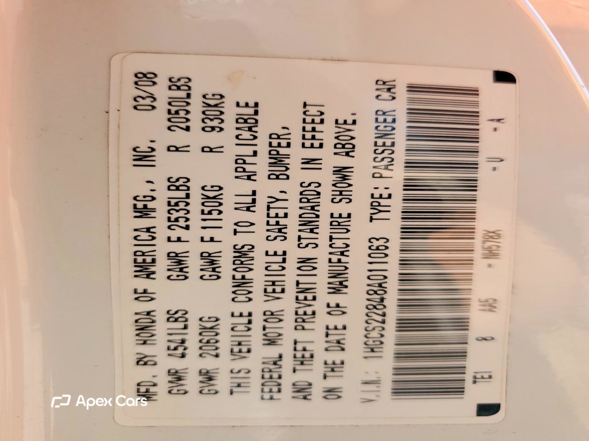Honda Accord 2008