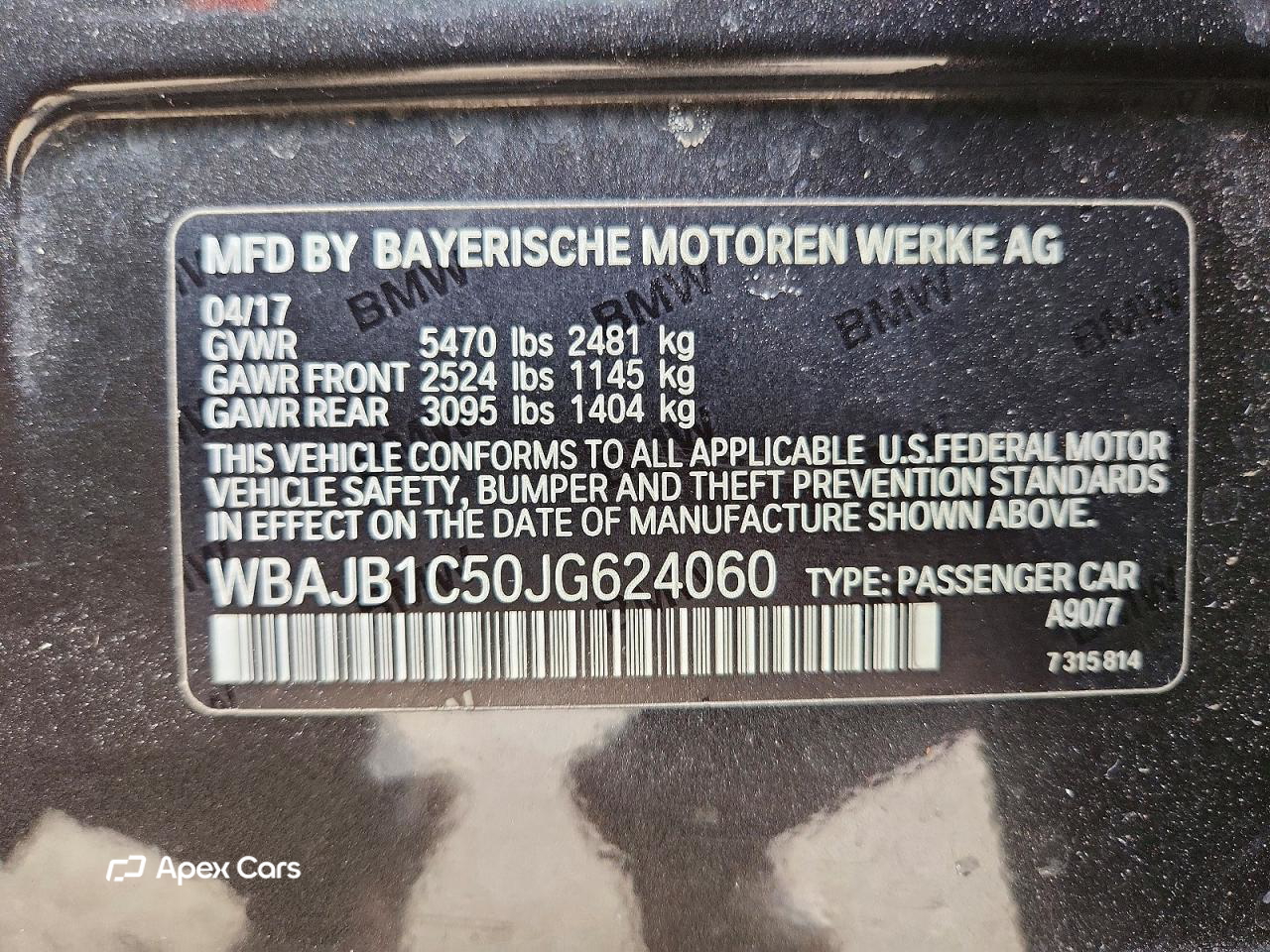 BMW Series 5 2018