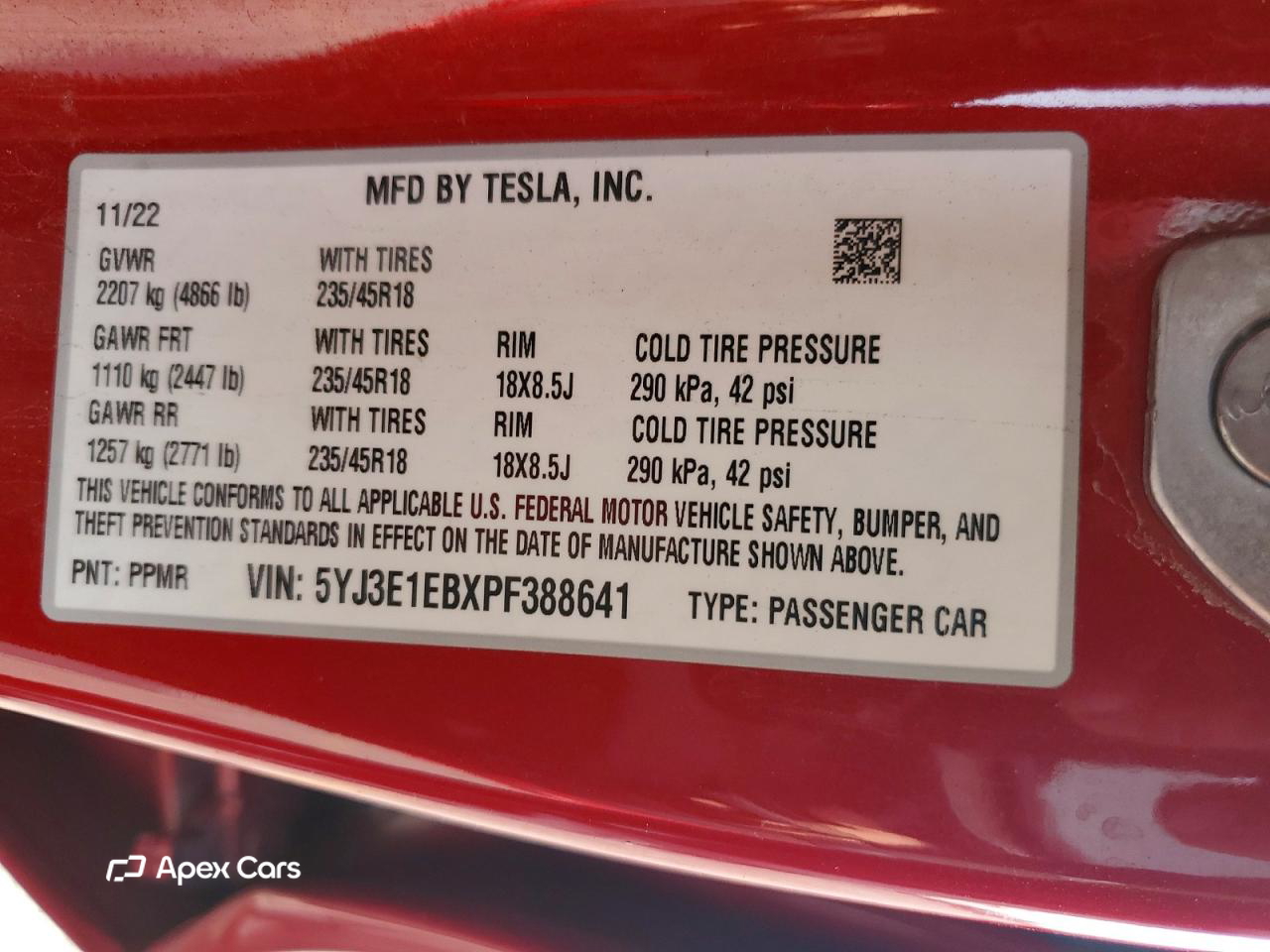 Tesla Model 3 2023