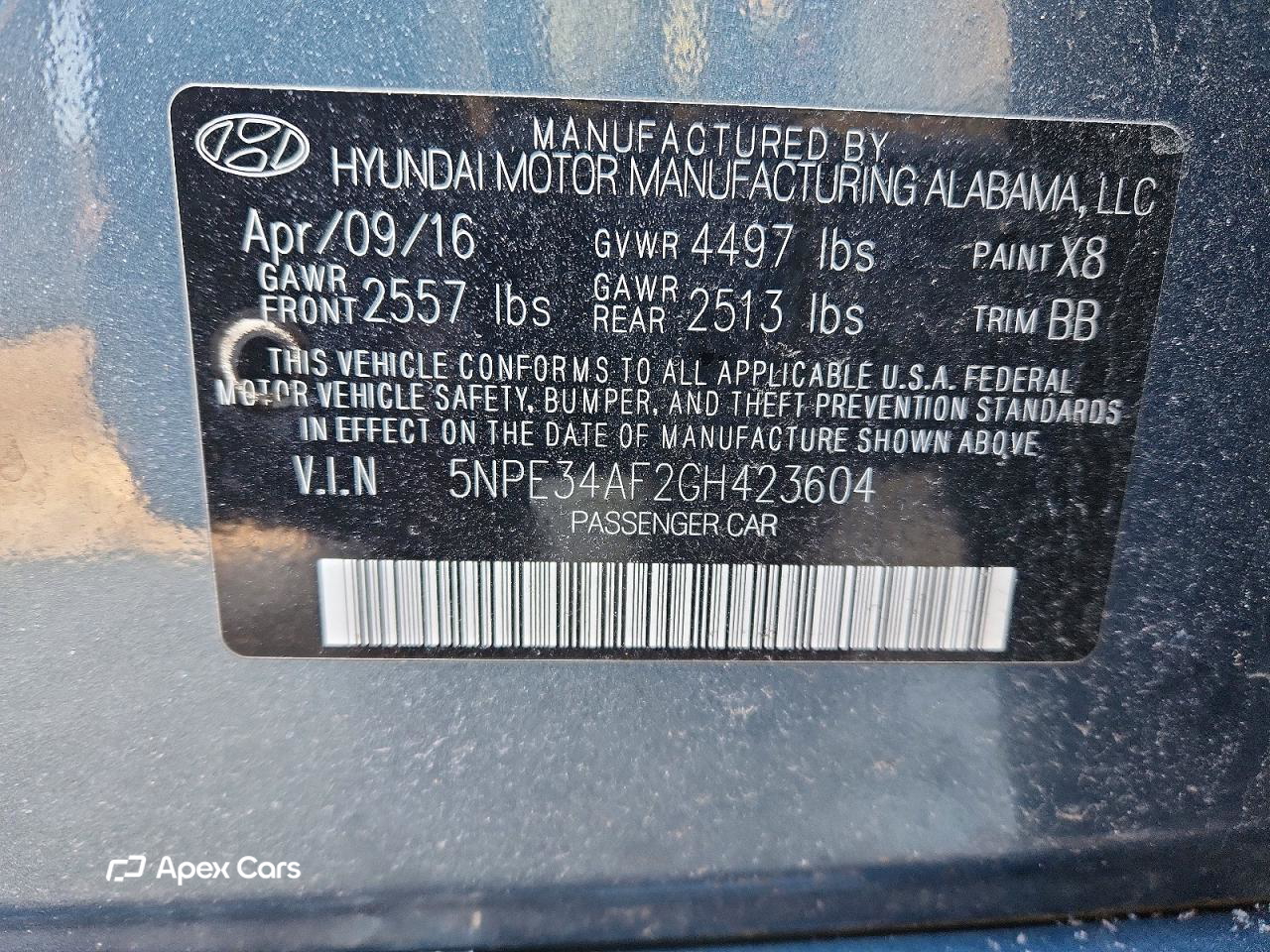 Hyundai Sonata 2016