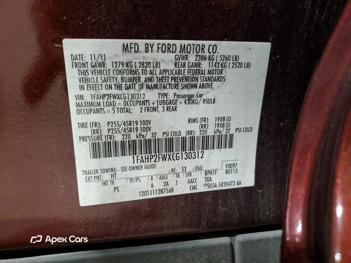 Ford Taurus 2012