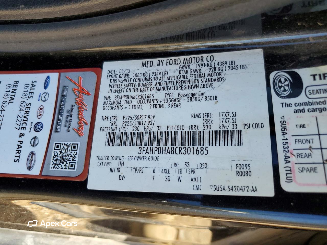 Ford Fusion 2012