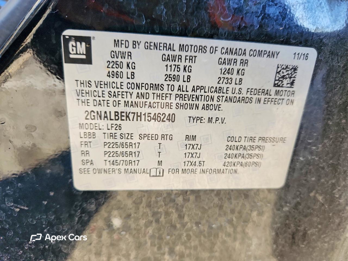 Chevrolet Equinox 2017