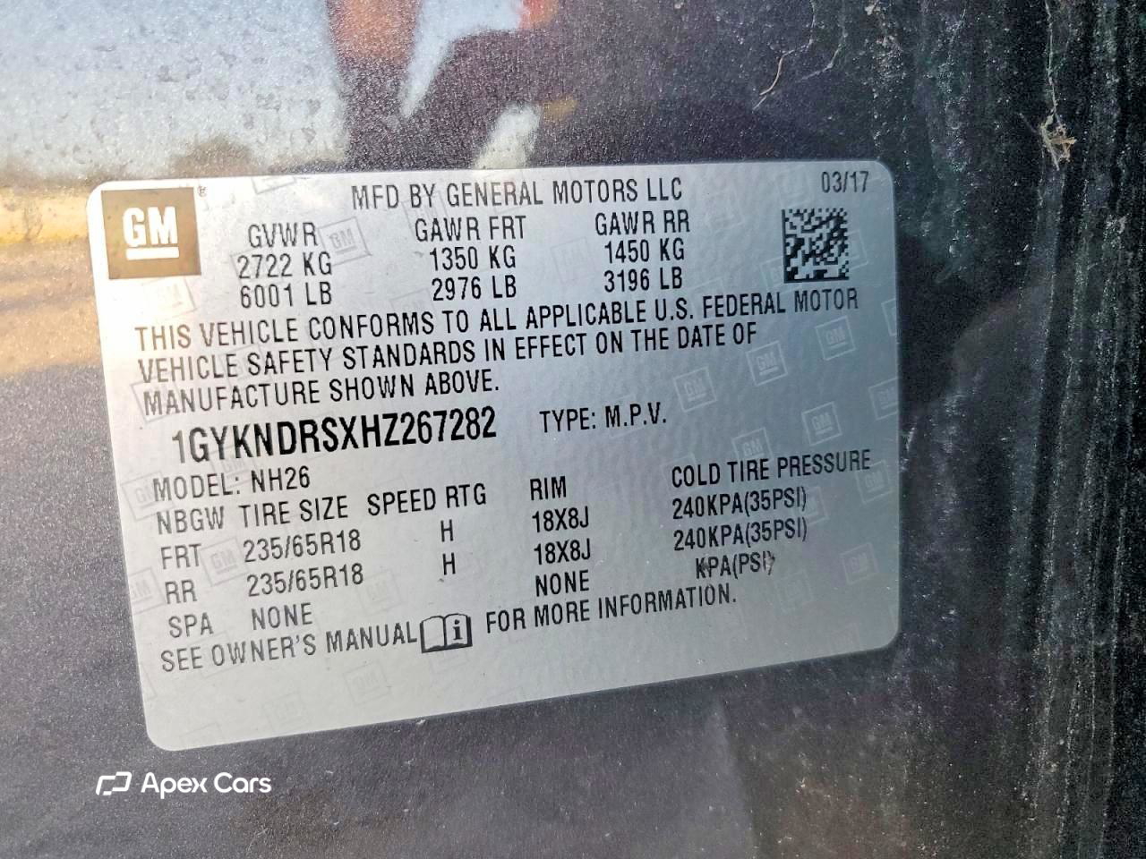 Cadillac XT5 2017