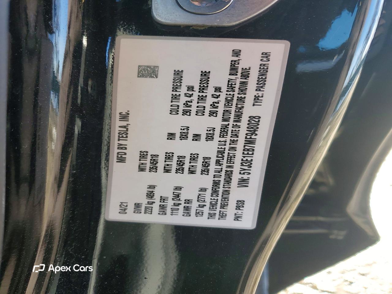 Tesla Model 3 2021