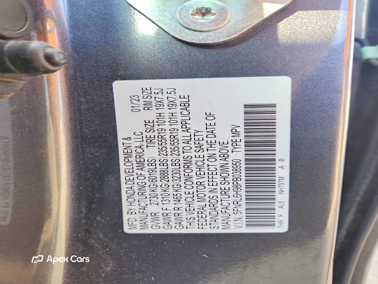 Honda Odyssey 2023