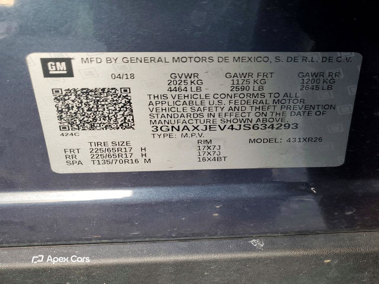 Chevrolet Equinox 2018