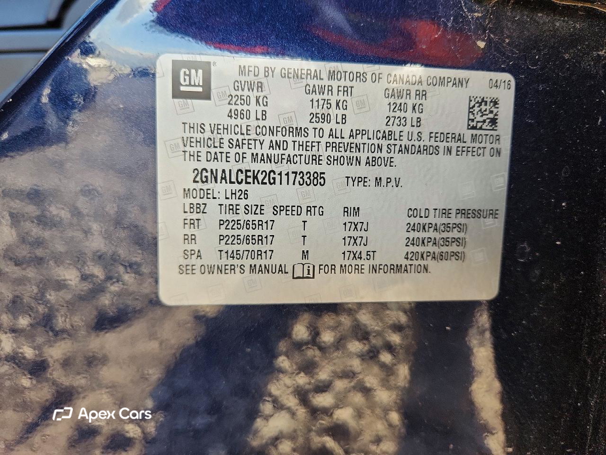 Chevrolet Equinox 2016