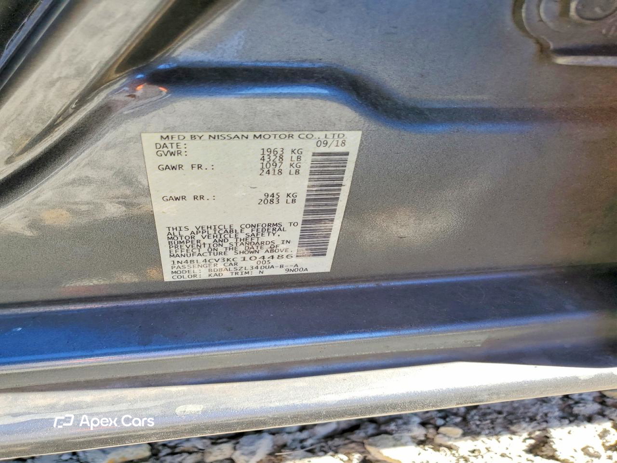 Nissan Altima 2019