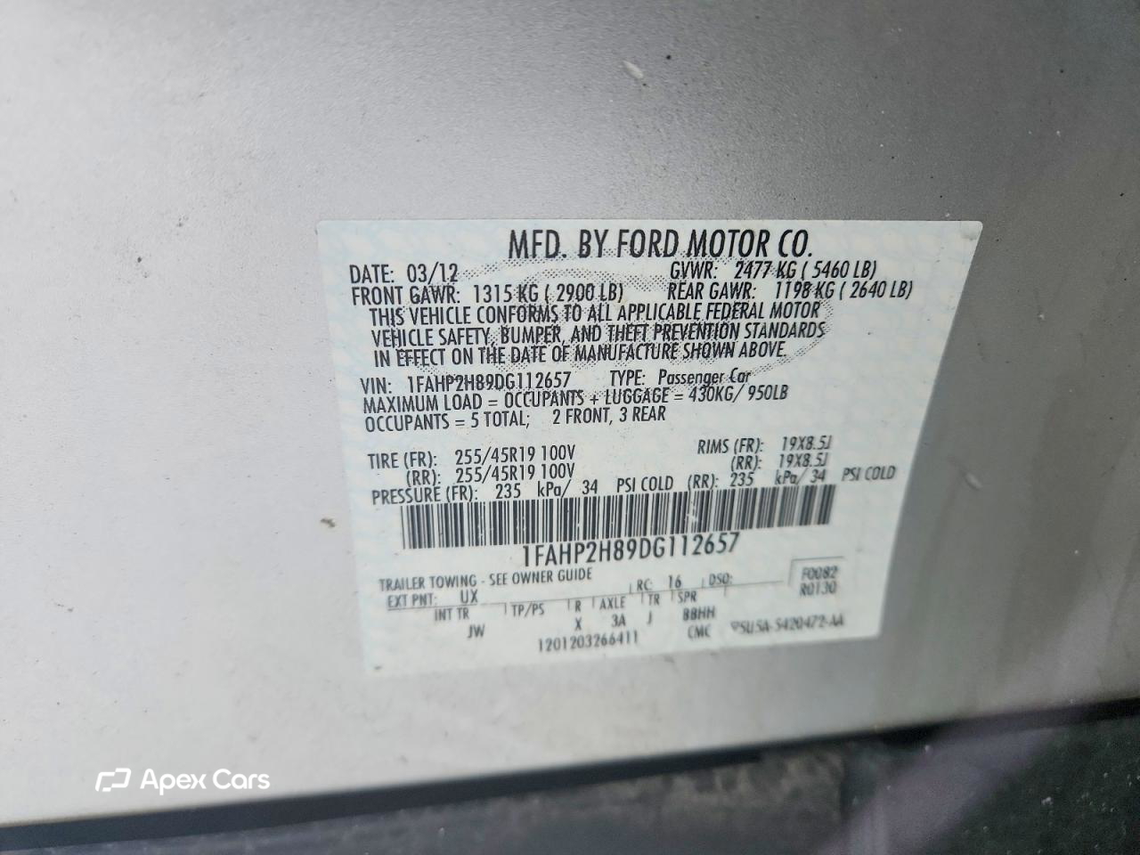 Ford Taurus 2013