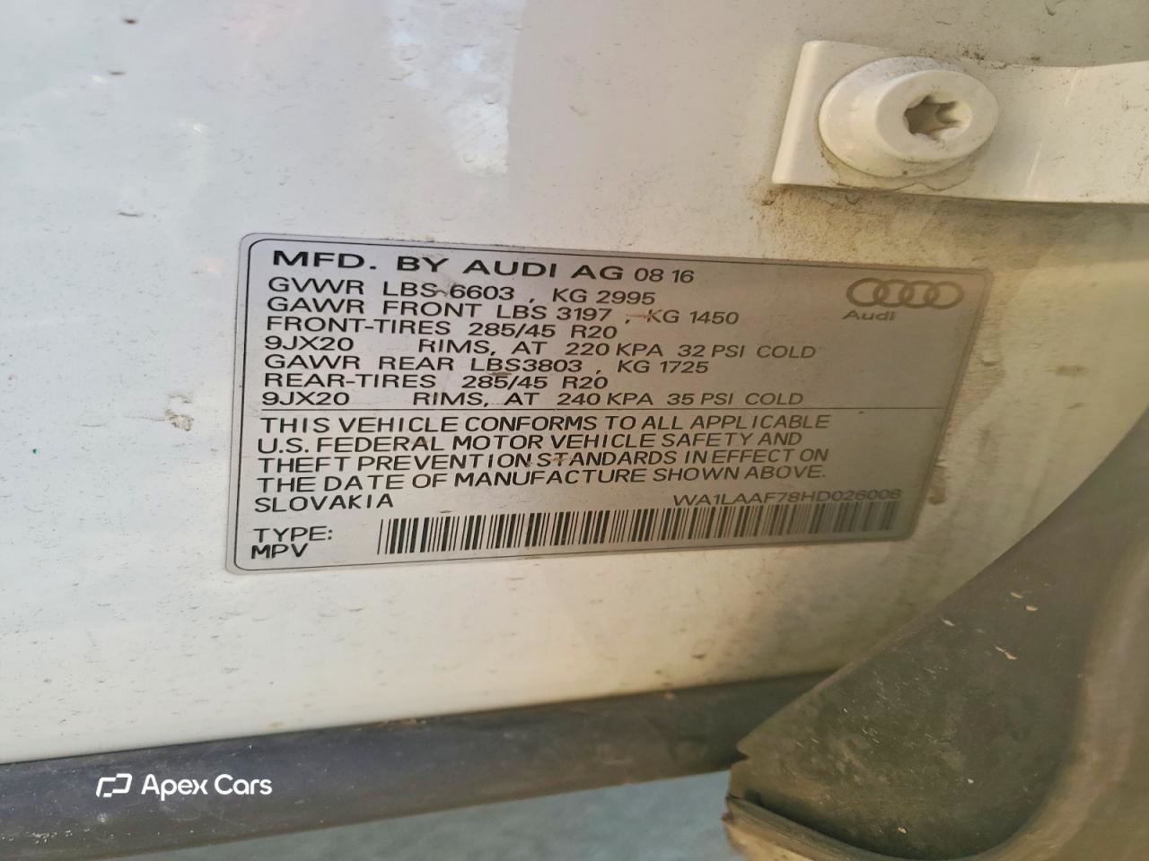 Audi Q7 2017