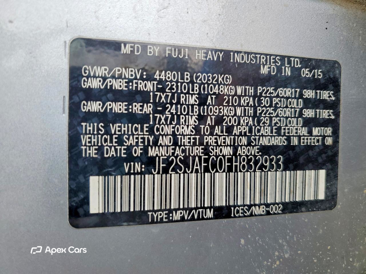Subaru Forester 2015
