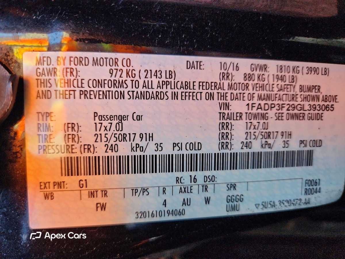 Ford Focus 2016