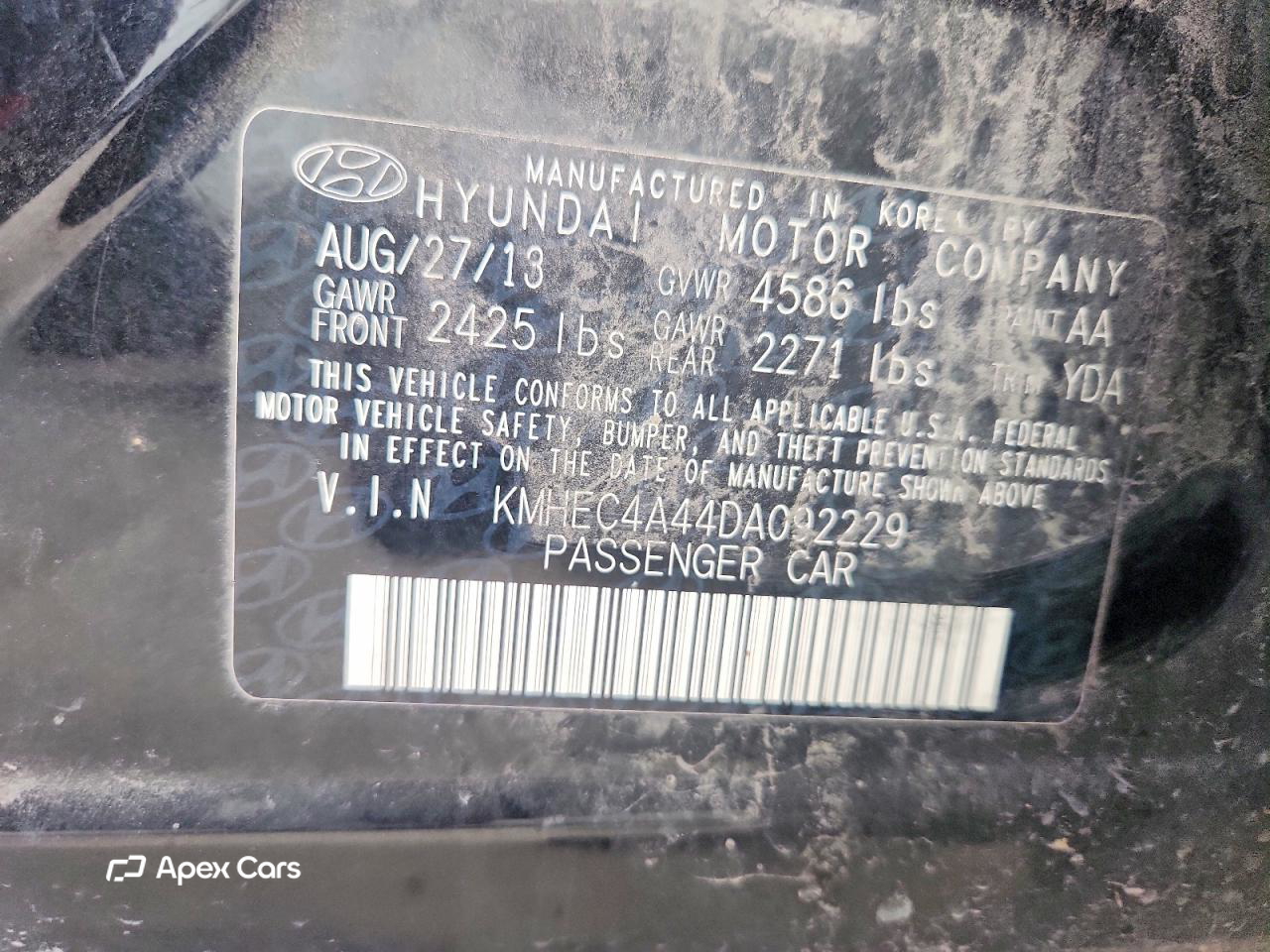 Hyundai Sonata 2013