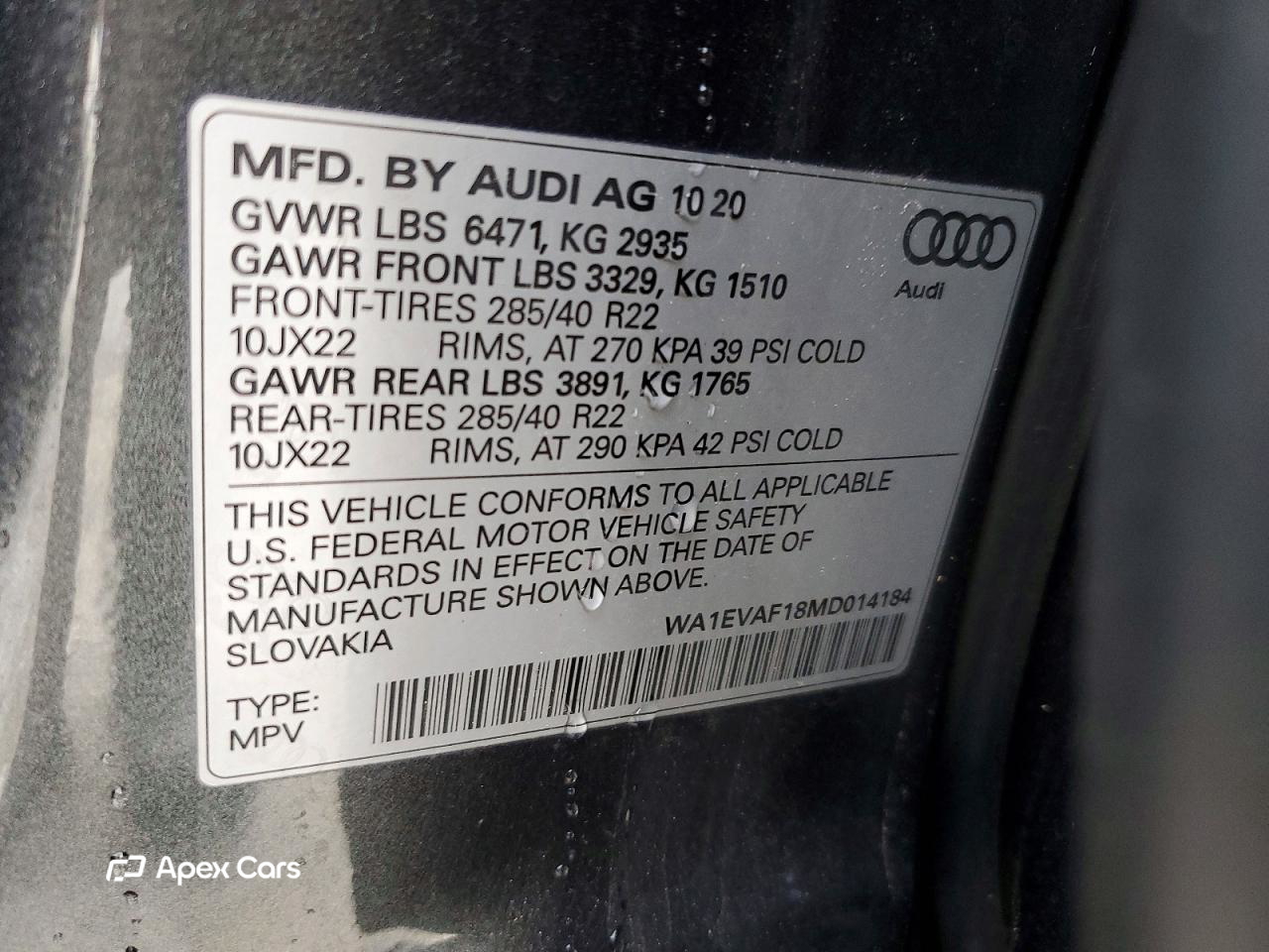 Audi Q8 2021