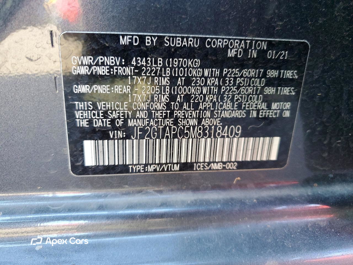 Subaru XV 2021