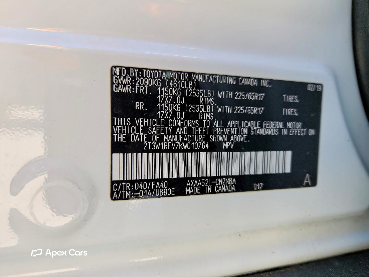 Toyota RAV 4 2019