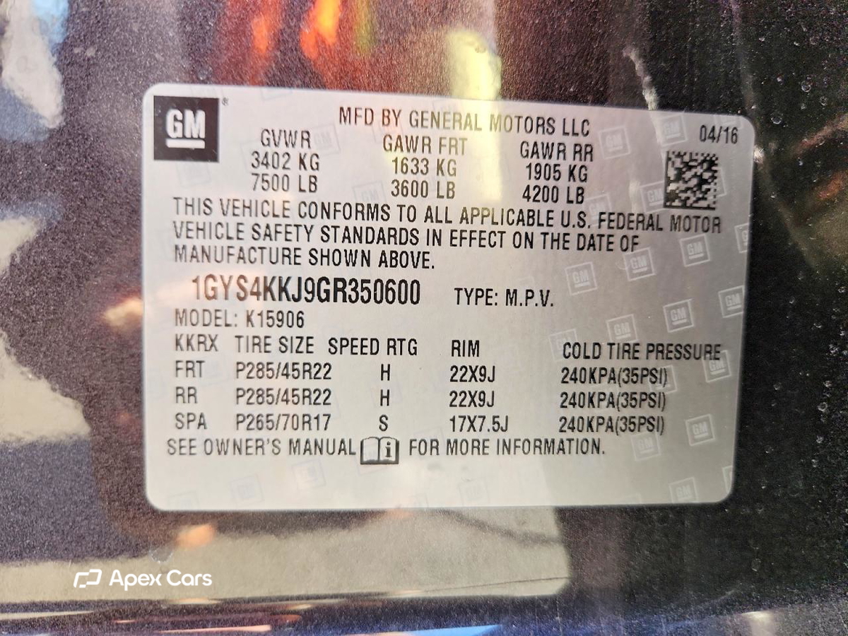 Cadillac Escalade 2016