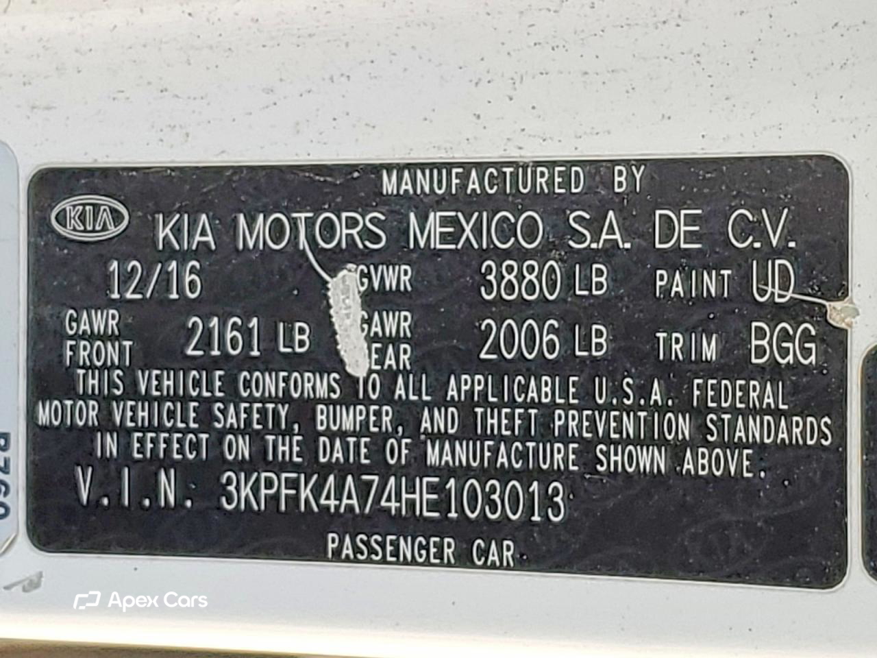 Kia Forte 2017