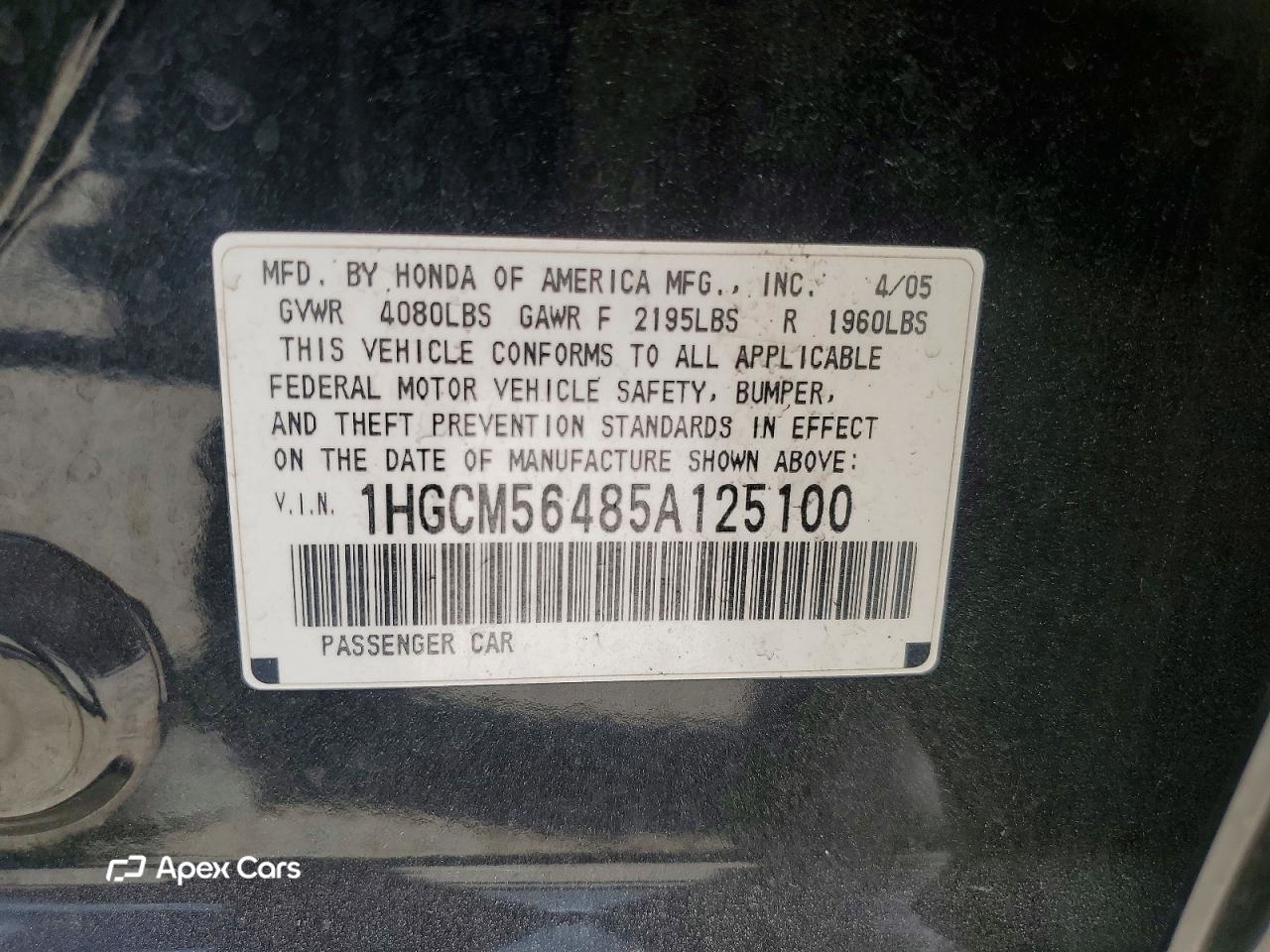 Honda Accord 2005