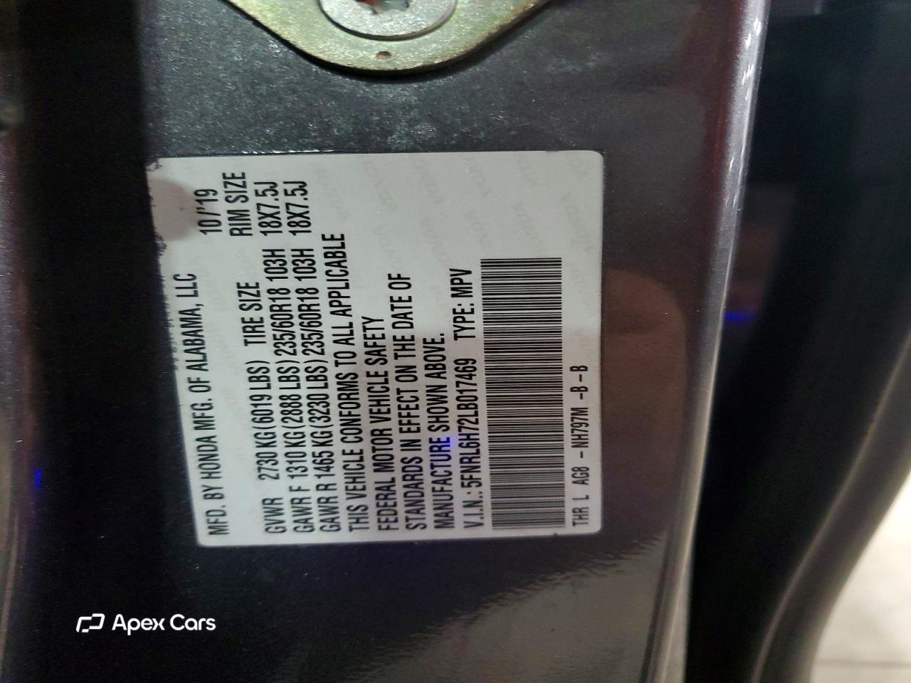 Honda Odyssey 2020