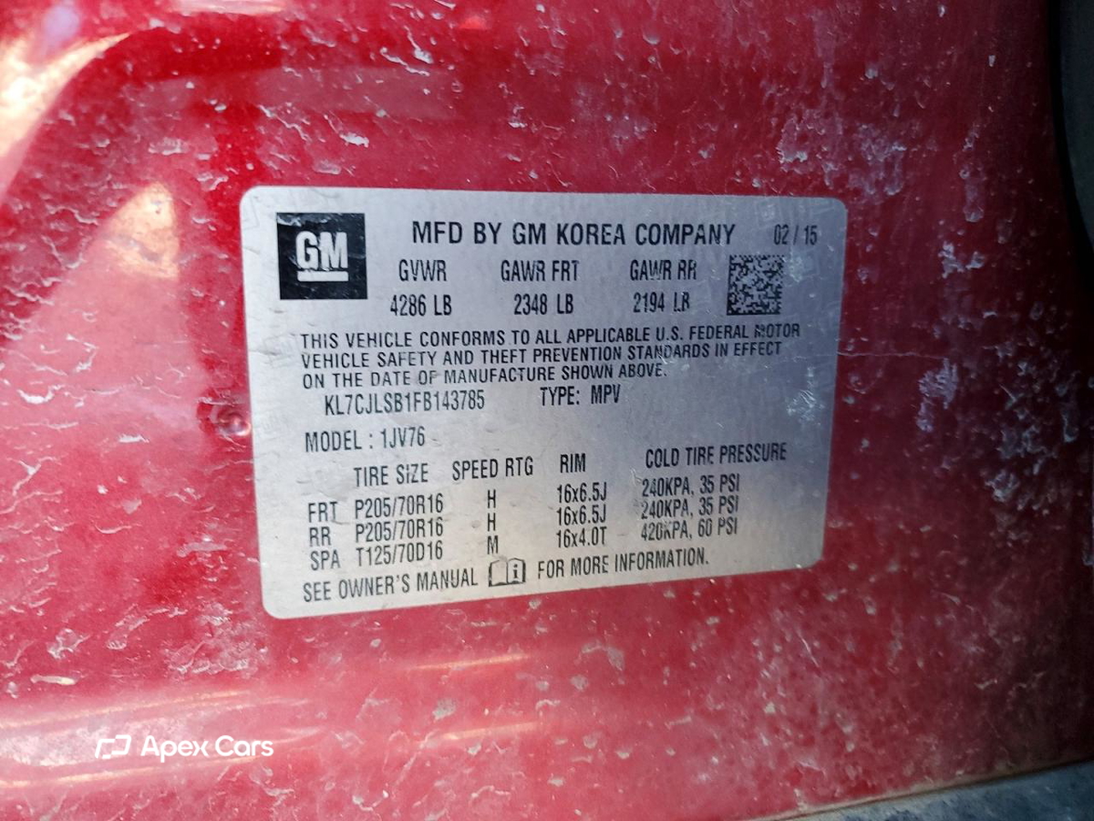 Chevrolet Trax 2015