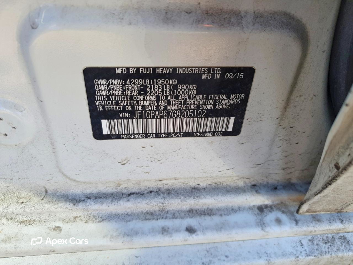 Subaru Impreza 2016