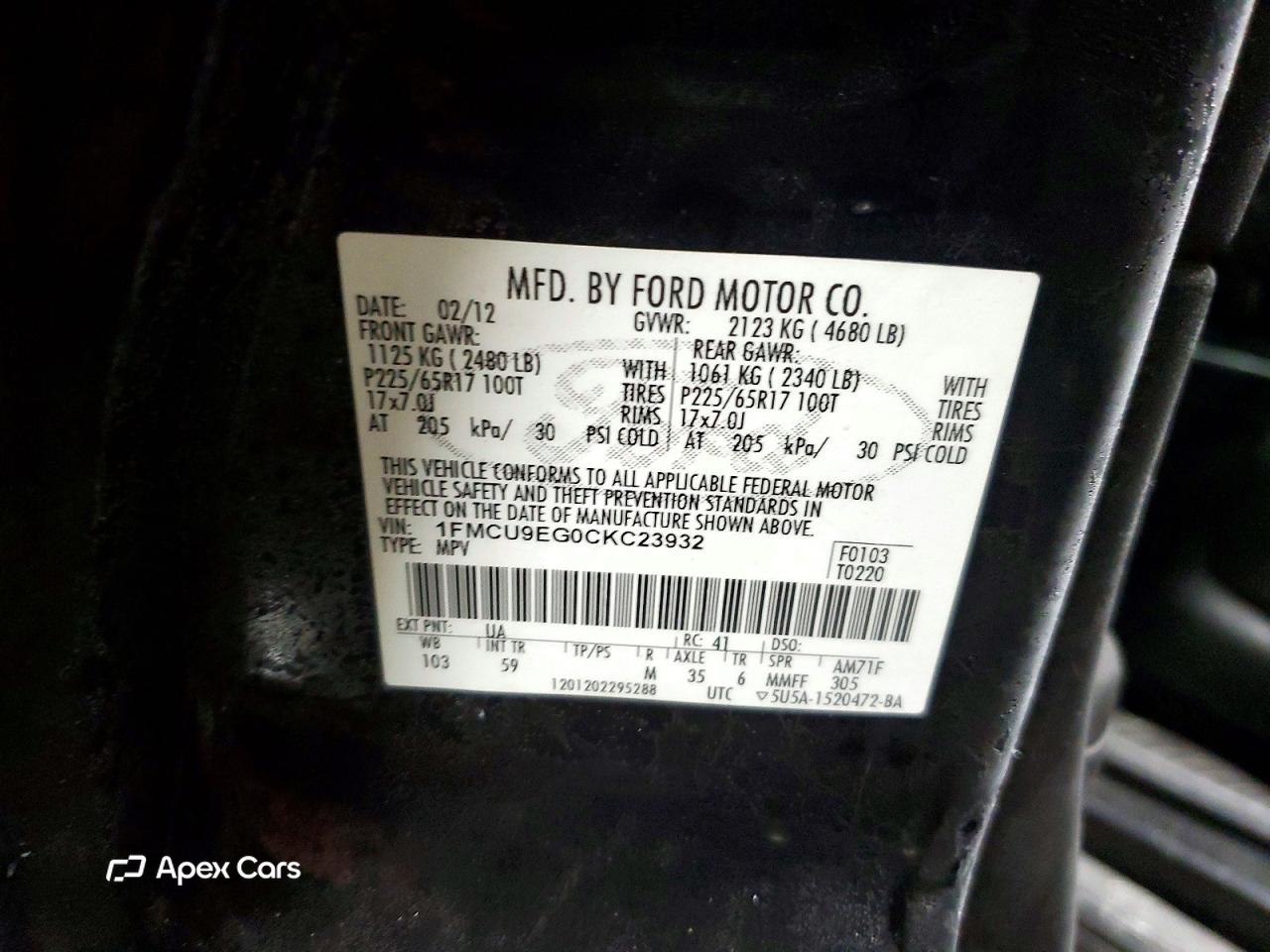 Ford Escape 2012