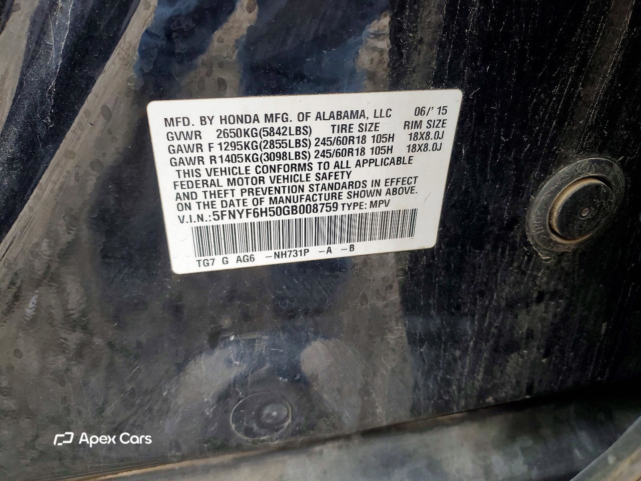 Honda Pilot 2016